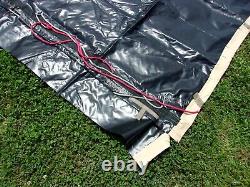 Military Surplus Alaska Tent Wood Hay Cover Trailer Tarp -us Army-very Good