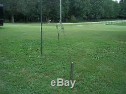 Military Surplus Antenna Base With Stakes Guy Lines+poles Army 20-30 Ft Flagpole