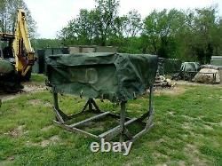 Military Surplus Back Cargo Cover Soft 4 Man Truck M998 Hmmwv Army Camo Fair