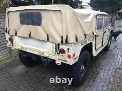 Military Surplus Back Cargo Cover Soft Tan 4 Man Truck M998 Hmmwv Army Damaged