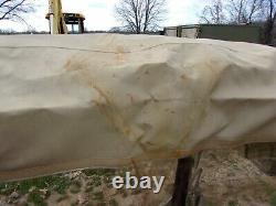 Military Surplus Back Cargo Cover Soft Tan 4 Man Truck M998 Hmmwv Army Stained