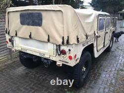 Military Surplus Back Cargo Cover Soft Tan 4 Man Truck M998 Hmmwv Army -cut