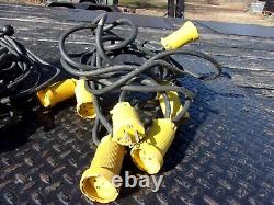 Military Surplus Base X Tent Liner 3 Generator Extension Cord Set Us Army