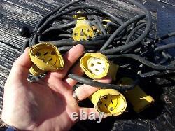Military Surplus Base X Tent Liner 3 Generator Extension Cord Set Us Army