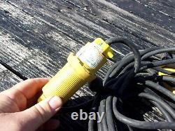 Military Surplus Base X Tent Liner 3 Generator Extension Cord Set Us Army