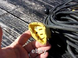 Military Surplus Base X Tent Liner 3 Generator Extension Cord Set Us Army