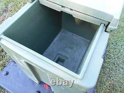 Military Surplus Cambro Ice Chest Box Cooler Kitchen Trailer Army Camping Green