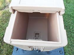 Military Surplus Cambro Ice Chest Box Cooler Kitchen Trailer Missing Screws Army