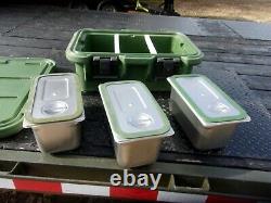 Military Surplus Cambro Upcs160 Container Military Field Kitchen Camping Us Army