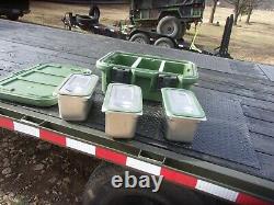 Military Surplus Cambro Upcs160 Container Military Field Kitchen Camping Us Army