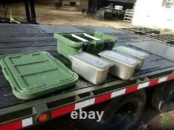 Military Surplus Cambro Upcs160 Container Military Field Kitchen Camping Us Army