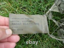 Military Surplus Camo Camouflage Net Netting +repair Kits-fair-good - Us Army