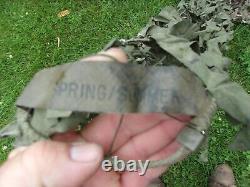 Military Surplus Camo Camouflage Net Netting +repair Kits-fair-good - Us Army