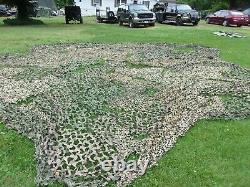 Military Surplus Camo Camouflage Net Netting +repair Kits-fair-good - Us Army