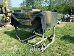 Military Surplus Cargo Cover Soft 4 Man Truck M998 Hmmwv Army Camo-tape Residue