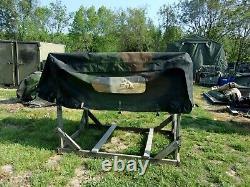 Military Surplus Cargo Cover Soft 4 Man Truck M998 Hmmwv Army Camo-tape Residue