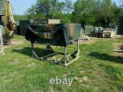 Military Surplus Cargo Cover Soft 4 Man Truck M998 Hmmwv Army Camo-tape Residue