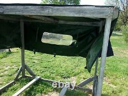 Military Surplus Cargo Cover Soft 4 Man Truck M998 Hmmwv Army Camo-tape Residue