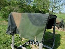 Military Surplus Cargo Cover Soft 4 Man Truck M998 Hmmwv Army Camo-tape Residue