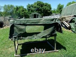 Military Surplus Cargo Cover Soft Camo 4 Man Truck M998 Hmmwv Army. Damaged