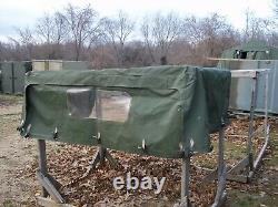 Military Surplus Cargo Cover Soft Camo 4 Man Truck M998 Hmmwv Army. Damaged