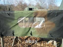 Military Surplus Cargo Cover Soft Camo 4 Man Truck M998 Hmmwv Army. Damaged