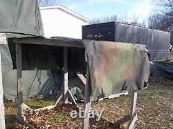 Military Surplus Cargo Cover Soft Camo 4 Man Truck M998 Hmmwv Army. Damaged