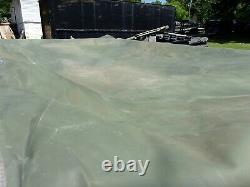 Military Surplus Cargo Cover Soft Camo 4 Man Truck M998 Hmmwv Army. Damaged