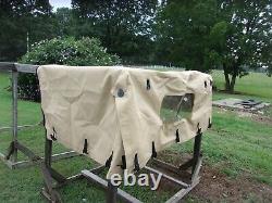 Military Surplus Cargo Cover Tan 4 Man Truck M998 Hmmwv Army Separated Zippers