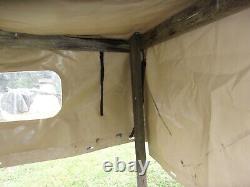 Military Surplus Cargo Cover Tan 4 Man Truck M998 Hmmwv Army Separated Zippers