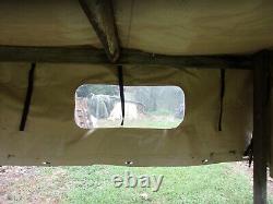 Military Surplus Cargo Cover Tan 4 Man Truck M998 Hmmwv Army Separated Zippers