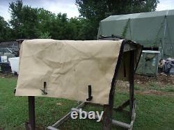 Military Surplus Cargo Cover Tan 4 Man Truck M998 Hmmwv Army Separated Zippers