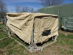 Military Surplus Cargo Cover Vehicle 2 Man Crew Truck Trailer M998 Hmmwv Army