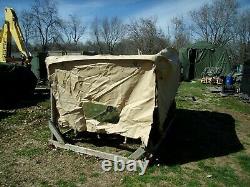 Military Surplus Cargo Cover Vehicle 2 Man Crew Truck Trailer M998 Hmmwv Army