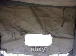 Military Surplus Cargo Cover Vehicle 2 Man Crew Truck Trailer M998 Hmmwv Army