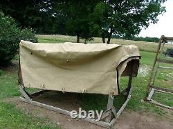 Military Surplus Cargo Cover Vehicle 2 Man Crew Truck Trailer M998 Hmmwv Army