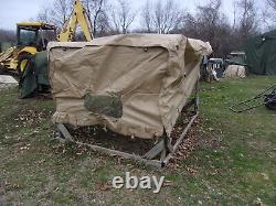 Military Surplus Cargo Cover Vehicle 2 Man Crew Truck Trailer M998 Hmmwv Army