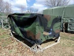 Military Surplus Cargo Cover Vehicle 2 Man Crew Truck Trailer M998 Hmmwv Us Army