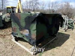 Military Surplus Cargo Cover Vehicle 2 Man Crew Truck Trailer M998 Hmmwv Us Army