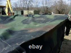 Military Surplus Cargo Cover Vehicle 2 Man Crew Truck Trailer M998 Hmmwv Us Army