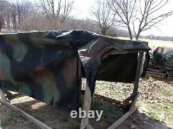 Military Surplus Cargo Cover Vehicle 2 Man Crew Truck Trailer M998 Hmmwv Us Army