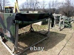Military Surplus Cargo Cover Vehicle 2 Man Crew Truck Trailer M998 Hmmwv Us Army
