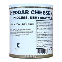 Military Surplus Cheddar Cheese Blend Emergency Camping Food #10 Can- 6 Can