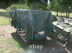 Military Surplus Cover Vehicle M1008 Cucv About 5 X 7 Bed Rare In Surplus- Army