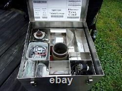 Military Surplus Field Kitchen Tray Ration Heater-burner+spare Parts Kit Us Army