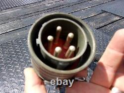 Military Surplus Generator 2 Ft Power Cable Plug 60a -not Standard- Us Army