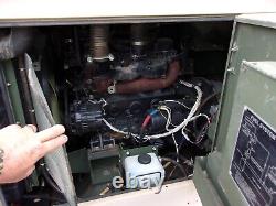 Military Surplus Generator Mep 804a 15 Kw Engine Ct 40 Isuzu Not Working Us Army