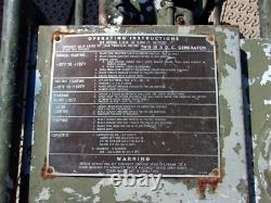 Military Surplus Generator Not Working For Parts- Customer Pickup Only -us Army