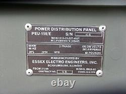 Military Surplus Generator Power Distribution Box Tent 200 Amp- Bad Hinge -army