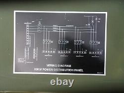 Military Surplus Generator Power Distribution Box Tent 200 Amp- Bad Hinge -army